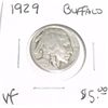 Image 1 : 1929 BUFFALO NICKEL RED BOOK VALUE IS $5.00 *VERY FINE GRADE - NICE NICKEL*!!