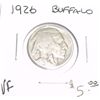 Image 1 : 1926 BUFFALO NICKEL RED BOOK VALUE IS $5.00 *VERY FINE GRADE - NICE NICKEL*!!