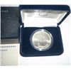 Image 2 : 1991 SILVER EAGLE DOLLAR *RARE PROOF IN ORIGINAL MINT DISPLAY BOX & PACKAGE*!!