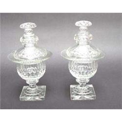 GOOD PAIR OF VICTORIAN IRISH STYLE VASES AND