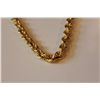 Image 2 : ONE 18KT YELLOW GOLD ROPE STYLE CHAIN