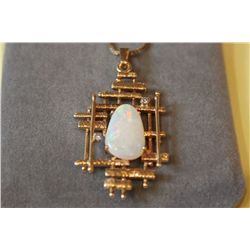 ONE 14KT YELLOW GOLD & WHITE GOLD DIAMOND SET