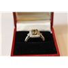 Image 5 : ONE LADIES 18KT WHITE GOLD FANCY CHAMPAGNE-BROWN
