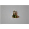 Image 2 : ONE 10KT YELLOW GOLD NATURAL PERIDOT TENNIS STYLE