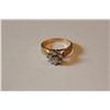 Image 1 : ONE LADIES 14KT YELLOW GOLD & WHITE GOLD DIAMOND