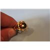 Image 2 : ONE LADIES 14KT YELLOW GOLD AMMOLITE DRESS RING -