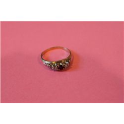 ONE LADIES 14KT YELLOW GOLD & WHITE GOLD NATURAL