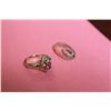 Image 2 : ONE 14KT YELLOW GOLD NATURAL PINK SAPPHIRE &