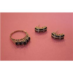 ONE LADIES 10KT YELLOW GOLD & RHODIUM FINISH