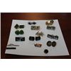 Image 1 : COLLECTION OF 10 ASSORTED CUFF LINKS & TIE PINS