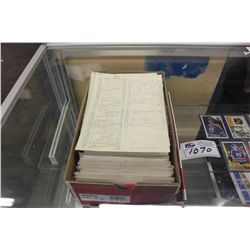 BOX OF CANADIAN FIRST DAY COVERS WITH INVENTORY