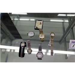 ASSORTED WATCHES AND 2 RINGS