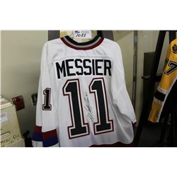 HAND SIGNED MARK MESSIER JERSEY