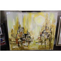 ETTA DEIKMAN PAINTING ON CANVAS