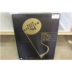 1981 JAZZ PORTFOLIO WITH 4 LITHOGRAPHS BY ART