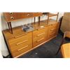 Image 1 : TEAK 9 DRAWER DRESSOR