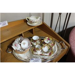 ASSORTED BONE CHINA TEA SERVICE