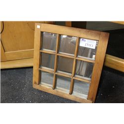 DECORATIVE WOOD FRAMED MIRROR