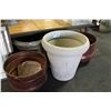 Image 1 : COLLECTION OF OUTDOOR POTS