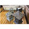 Image 1 : SET OF 4 OUTDOOR ASIAN PATIO LANTERNS