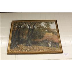 PAINTING ON CANVASS FALL SCENE