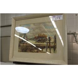 COLORED SKETCH WATER SCENE