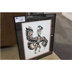 BOOKS , VASE AND ABORGINAL SWEET GRASS BASKET