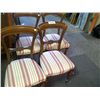 Image 1 : SET OF 4 CANDY STRIPE CHAIRS
