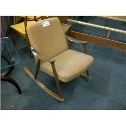 TAN ROCKING CHAIR