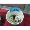Image 1 : Container filled with assorted buttons and world