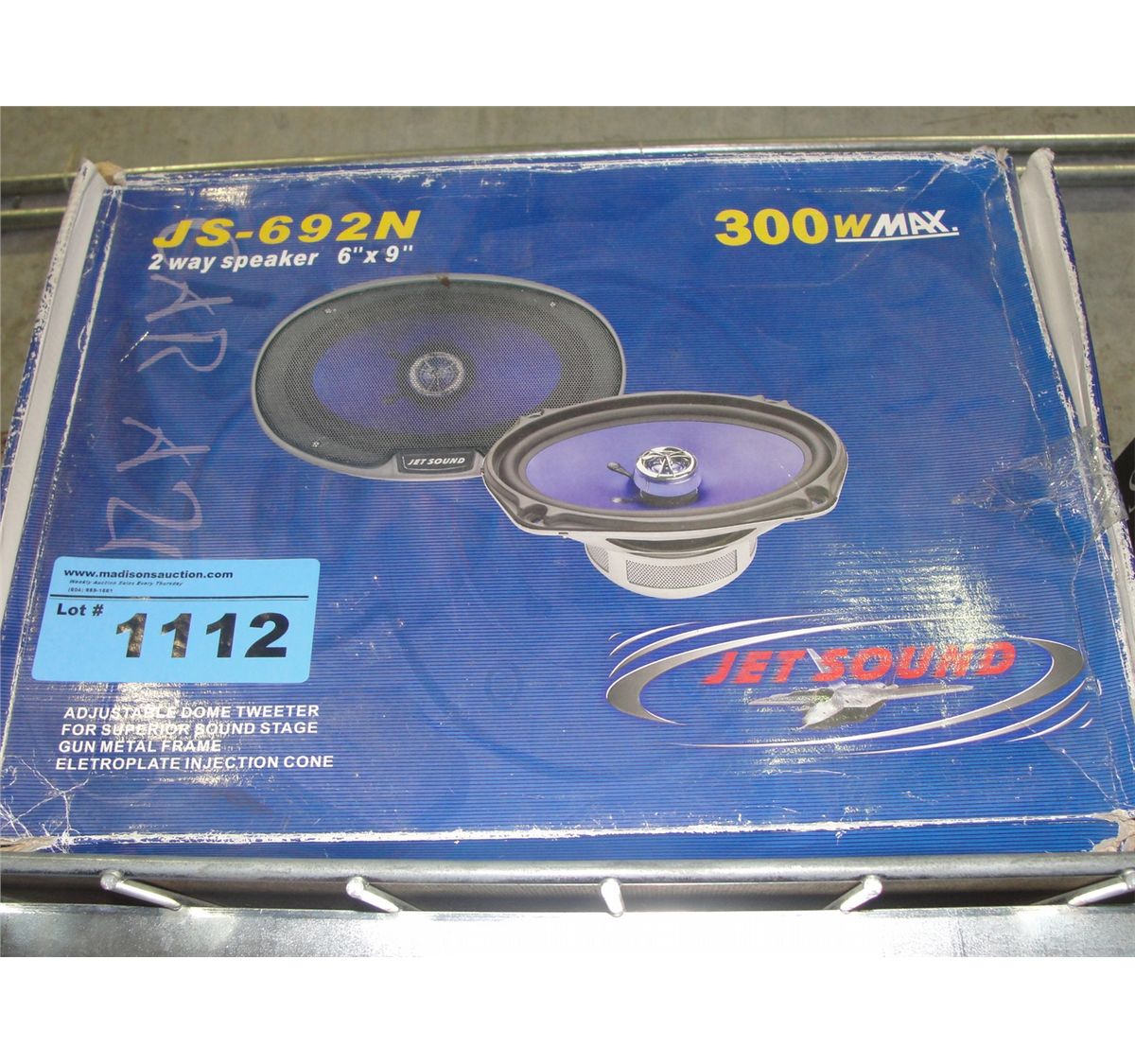 Jet sound 300W car audio speaker set