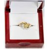Image 1 : 10kt gold gemstone ring