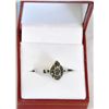 Image 1 : estate blue diamond ring