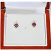 Image 1 : new in box ruby and diamond earrings