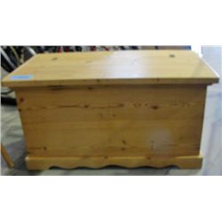 Solid pine toy trunk/ blanket box