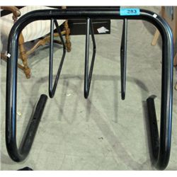 Heavy tubular metal bike stand