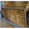 Image 2 : Oak buffet and hutch