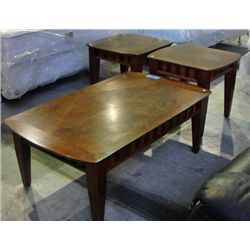 3pc coffee and end table set