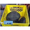 Image 1 : Milk crate of grinding discs