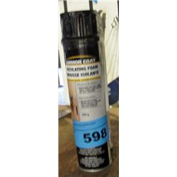 2 containers of insulating foam