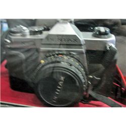 Pentax K1000 35mm film camera with case of