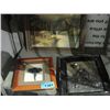 Image 1 : Shelf lot of paintings and misc decorative wall