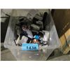 Image 1 : Plastic storage bin of new items; assorted