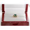 Image 1 : 14kt Gold Estate Diamond and Gemstone ring