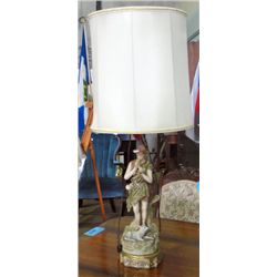 Ceramic figural table lamp