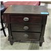 Image 1 : New 3 drawer bedroom night table