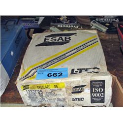 One box of Esab welding wire