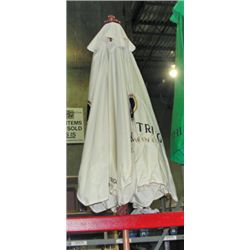 One liqour advertisment umbrella