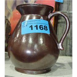 vintage art pottery jug, portugal