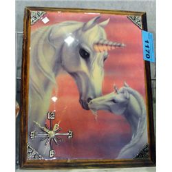 Unicorn wall clock